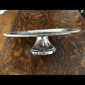 Silver plated cake stand